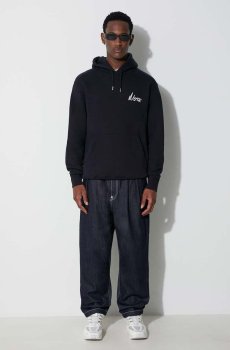 Хлопковая кофта Norse Projects Arne Relaxed Organic Chain Stitch Logo Hoodie