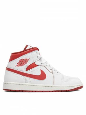 Nike Снікерcи Air Jordan 1 Mid Se FJ3458 160 Білий Nike Снікерcи Air Jordan 1 Mid Se FJ3458 160 Білий