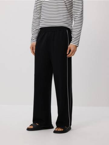 Reserved - Штани loose - чорний - 466EF-99X