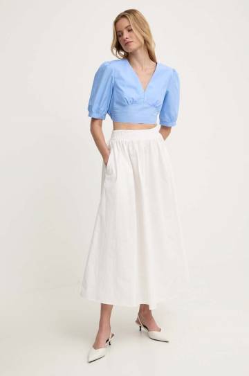 Хлопковая блузка Answear Lab женская однотонная Хлопковая блузка Answear Lab женская однотонная