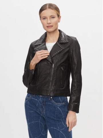 Pepe Jeans Шкіряна куртка Summer PL402324 Чорний Regular Fit Pepe Jeans Шкіряна куртка Summer PL402324 Чорний Regular Fit