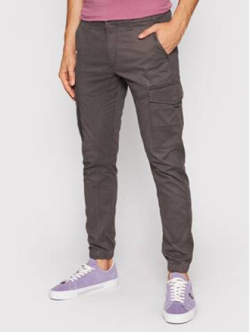 Jack&Jones Штани з тканини Paul 12140326 Сірий Tapered Fit Jack&Jones Штани з тканини Paul 12140326 Сірий Tapered Fit