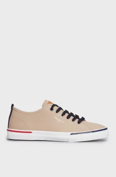 Мужские бежевые кеды KENTON SMART Бежевый 44 Pepe Jeans PMS30811