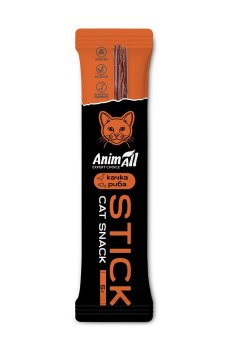 Лакомства для кошек AnimAll Stick с уткой и рыбой, 5 г