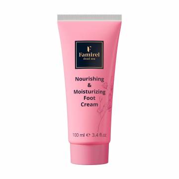 Питательный и увлажняющий крем для ног Famirel Nourishing & Moisturizing Foot Cream, 100 мл Питательный и увлажняющий крем для ног Famirel Nourishing & Moisturizing Foot Cream, 100 мл