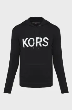 Мужское черное худи Черный L Michael Kors CR460AN469