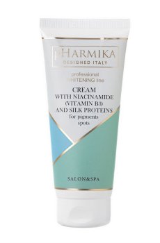 Крем для лица pHarmika Cream против пигментных пятен, с ниацинамидом (витамин В3) и протеинами шелка, 200 мл