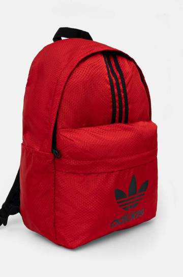 Рюкзак adidas Originals Adicolor цвет красный большой с принтом JE4034 Рюкзак adidas Originals Adicolor цвет красный большой с принтом JE4034