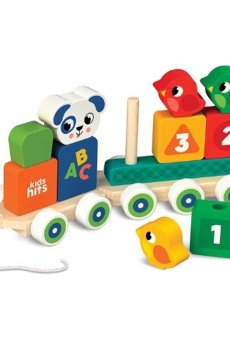 Деревянная развивающая игрушка Kids Hits Поезд, от 1 года, 31*13*10 см (KH20/037)