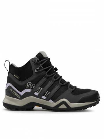adidas Трекінгові черевики Terrex Swift R2 Mid GORE-TEX Hiking Shoes IF7637 Чорний adidas Трекінгові черевики Terrex Swift R2 Mid GORE-TEX Hiking Shoes IF7637 Чорний