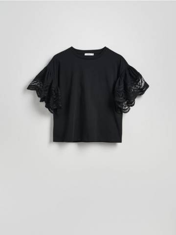 Reserved - LADIES` BLOUSE - чорний - 431FS-99X Reserved - LADIES` BLOUSE - чорний - 431FS-99X