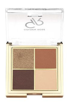Палетка теней для век Golden Rose Quattro Eyeshadow Palette, 04 Coffee Dream, 4.4 г