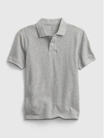 Gap Поло 763889-03 Сірий Regular Fit Gap Поло 763889-03 Сірий Regular Fit