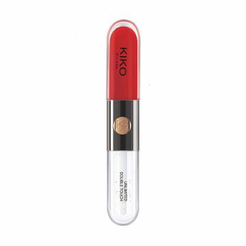 Жидкая помада для губ Kiko Milano Unlimited Double Touch 107 Cherry Red, 6 мл Жидкая помада для губ Kiko Milano Unlimited Double Touch 107 Cherry Red, 6 мл