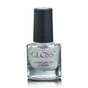 Жидкая втирка для ногтей Gloss Liquid Chrome Powder 010, 3 мл Жидкая втирка для ногтей Gloss Liquid Chrome Powder 010, 3 мл
