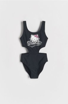 Reserved - Суцільний купальник Hello Kitty - чорний - 576CZ-99X
