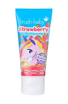 Детская зубная паста Brush-Baby Unicorn Strawberry Toothpaste от 3 лет, 50 мл