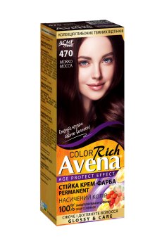 Cтойкая крем-краска для волос Acme Color Avena Rich Color 470 Мокко, 133 мл