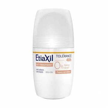 Шариковый антиперспирант Etiaxil Tolerance Anti-Perspitant 48H Roll-On, 50 мл Шариковый антиперспирант Etiaxil Tolerance Anti-Perspitant 48H Roll-On, 50 мл