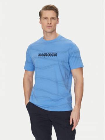 Napapijri Футболка B-Cellini NP0A4ILS Голубий Regular Fit