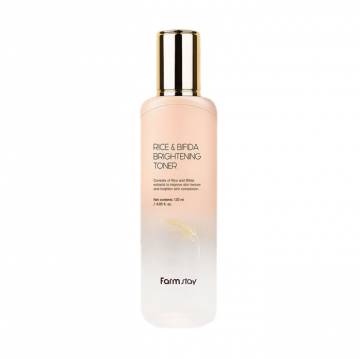 Тонер для лица FarmStay Rice & Bifida Brightening Toner, 120 мл Тонер для лица FarmStay Rice & Bifida Brightening Toner, 120 мл