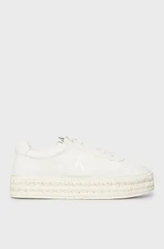 Женские белые сникерсы ESPADRILLE SNEAKER Белый 39 Calvin Klein YW0YW01437