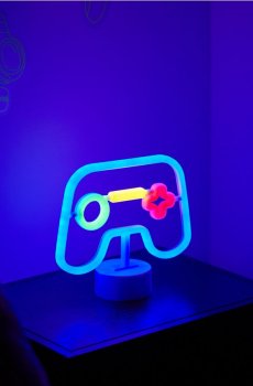 Неонова лампа - різнобарвний