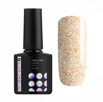 Гель-лак для ногтей Reglance Gel Polish 176 Золотистый с разноцветным глиттером, 7.5 мл Гель-лак для ногтей Reglance Gel Polish 176 Золотистый с разноцветным глиттером, 7.5 мл