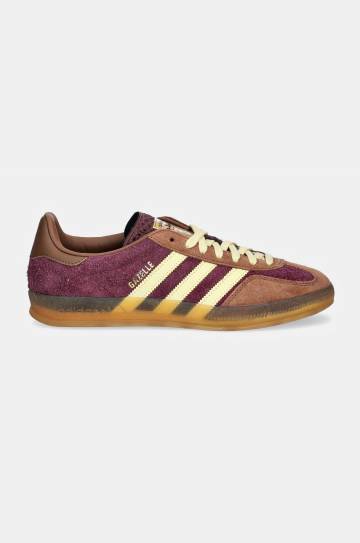 Кроссовки adidas Originals Gazelle Indoor цвет бордовый JI0324 Кроссовки adidas Originals Gazelle Indoor цвет бордовый JI0324