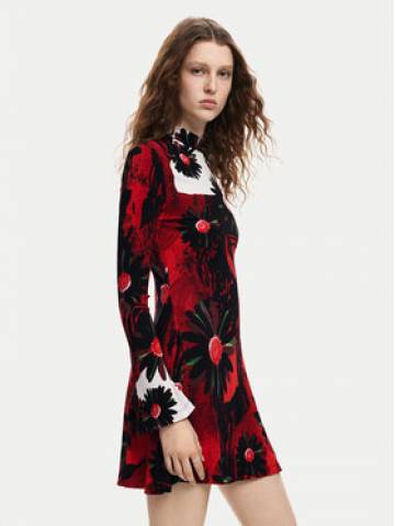 Desigual Повсякденна сукня Nantes Lacroix 24WWVK29 Червоний Slim Fit Desigual Повсякденна сукня Nantes Lacroix 24WWVK29 Червоний Slim Fit
