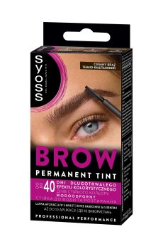 Стойкая краска для бровей SYOSS Brow Tint, 4-1 Темно-каштановый, 17 мл