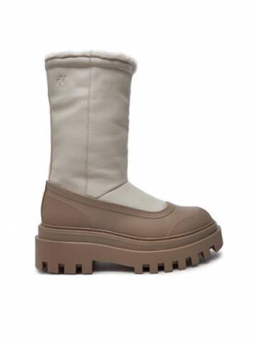 Calvin Klein Jeans Снігоходи Flatform Chelsea Boot Padded YW0YW01558 Бежевий Calvin Klein Jeans Снігоходи Flatform Chelsea Boot Padded YW0YW01558 Бежевий