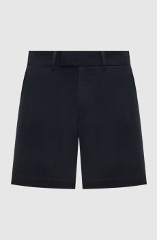 Синие шорты с логотипом