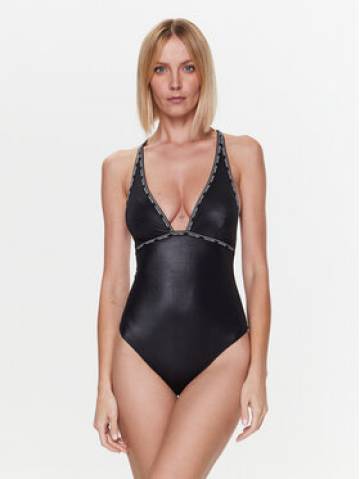 Calvin Klein Swimwear Купальник Plunge KW0KW02075 Чорний Calvin Klein Swimwear Купальник Plunge KW0KW02075 Чорний
