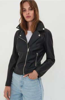 Байкерська куртка - срібний