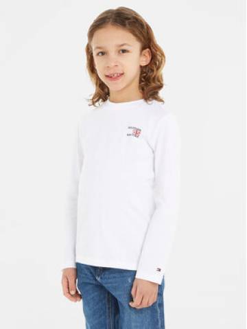 Tommy Hilfiger Блузка KB0KB08627 S Білий Regular Fit Tommy Hilfiger Блузка KB0KB08627 S Білий Regular Fit