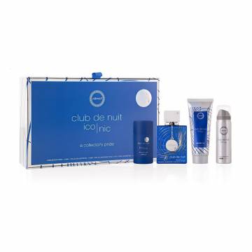Парфюмированный набор мужской Armaf Club De Nuit Blue Iconic, 4 продукта Парфюмированный набор мужской Armaf Club De Nuit Blue Iconic, 4 продукта