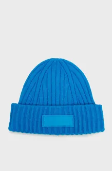 Женская голубая шапка Голубой ONESIZE Tommy Hilfiger AW0AW15325