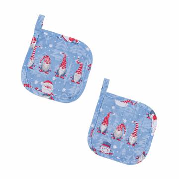 Набор кухонных прихваток Home Line Гномики, небесно-голубые, 15*15 см, 2 шт (176800) Набор кухонных прихваток Home Line Гномики, небесно-голубые, 15*15 см, 2 шт (176800)