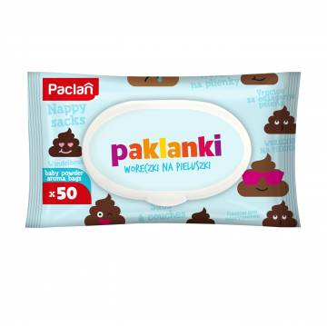 Мешки для подгузников Paclan Paklanki, 50 шт Мешки для подгузников Paclan Paklanki, 50 шт