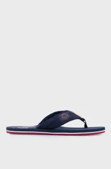 Мужские темно-синие вьетнамки PATCH Синий 42 Tommy Hilfiger FM0FM05804