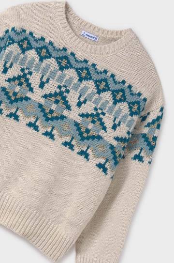 Детский свитер Mayoral цвет бежевый 7304