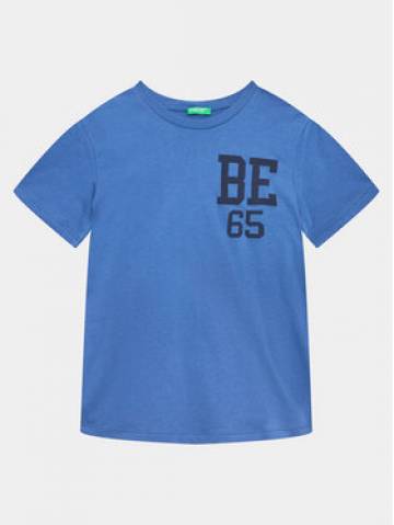 United Colors Of Benetton Футболка 3I1XC10BI Голубий Regular Fit United Colors Of Benetton Футболка 3I1XC10BI Голубий Regular Fit