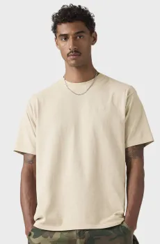 Мужская бежевая футболка Бежевый L Levi’s® A0637;0197