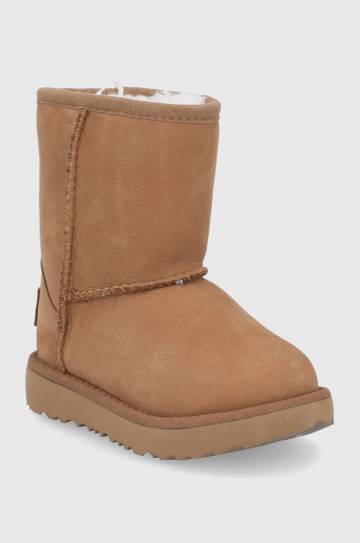 Детские замшевые сапоги UGG цвет коричневый Детские замшевые сапоги UGG цвет коричневый