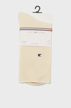 Женские белые носки TH WOMEN SOCK 1P PREMIUM REFINED RIB Белый 35-38 Tommy Hilfiger 701228794