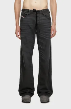 Мужские черные джинсы 2080 D-REEL JOGG Sweat jeans Черный 30 Diesel A17867 09J75