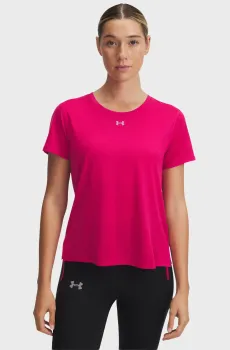 Женская малиновая футболка UA Trail Run SS Малиновый XL Under Armour 1389606-681