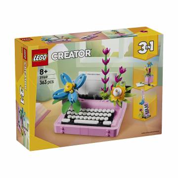 Конструктор LEGO Creator Печатная машинка с цветами, 363 детали, от 8 лет (31169) Конструктор LEGO Creator Печатная машинка с цветами, 363 детали, от 8 лет (31169)