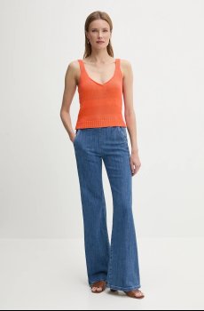 Хлопковый топ United Colors of Benetton